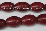 CCN125 15.5 inches 13*18mm rice candy jade beads wholesale