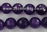 CCN1256 15.5 inches 14mm faceted round candy jade beads wholesale