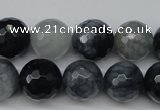 CCN1266 15.5 inches 14mm faceted round candy jade beads wholesale