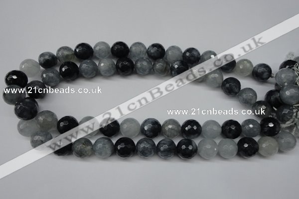 CCN1266 15.5 inches 14mm faceted round candy jade beads wholesale