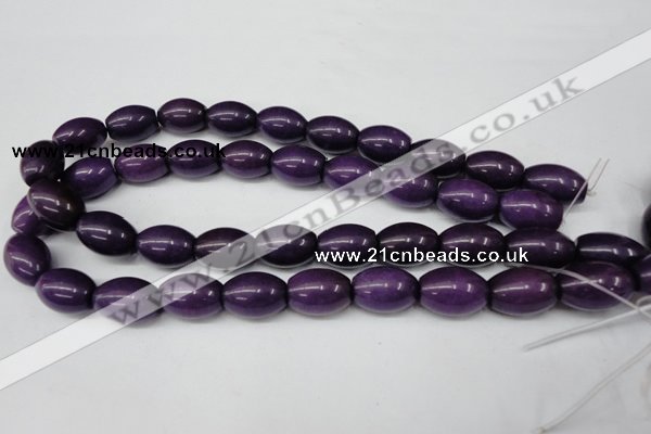 CCN127 15.5 inches 13*18mm rice candy jade beads wholesale