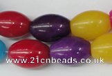 CCN128 15.5 inches 13*18mm rice candy jade beads wholesale