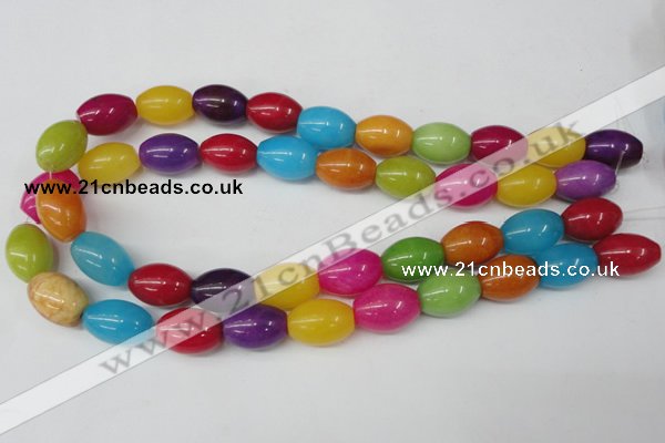 CCN128 15.5 inches 13*18mm rice candy jade beads wholesale