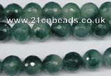 CCN1284 15.5 inches 10mm faceted round rainbow candy jade beads