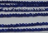 CCN1314 15.5 inches 3mm faceted round candy jade beads wholesale