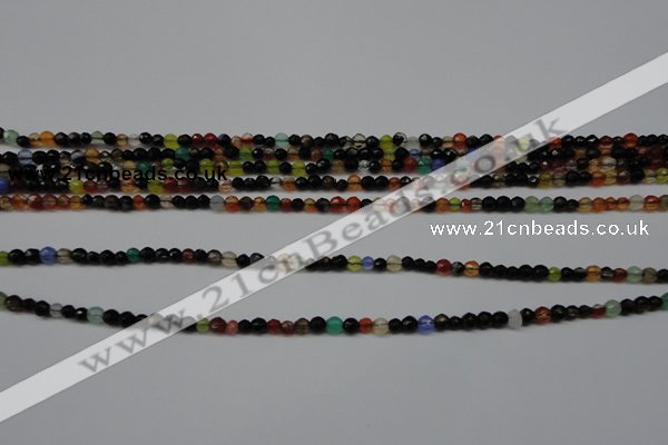 CCN1317 15.5 inches 3mm faceted round candy jade beads wholesale