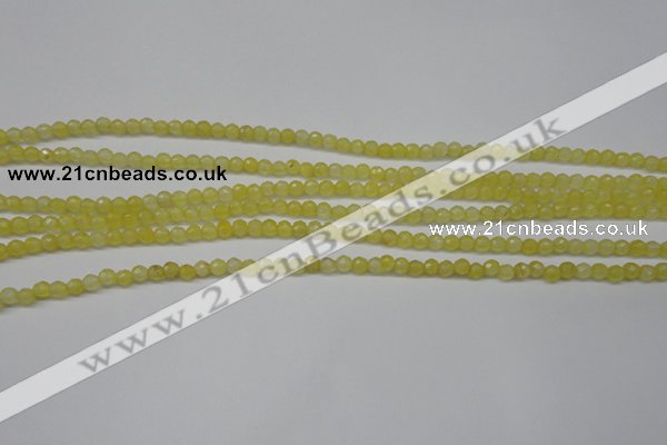 CCN1321 15.5 inches 4mm faceted round candy jade beads wholesale