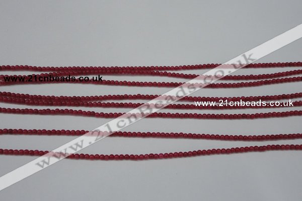 CCN1331 15.5 inches 2mm round candy jade beads wholesale