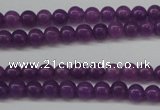 CCN1340 15.5 inches 4mm round candy jade beads wholesale