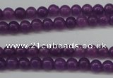 CCN1340 15.5 inches 4mm round candy jade beads wholesale