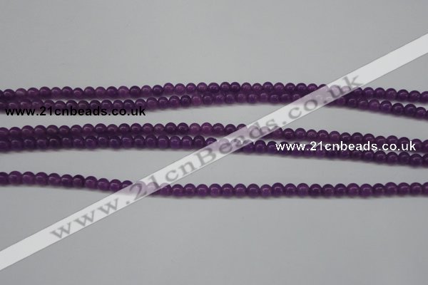 CCN1340 15.5 inches 4mm round candy jade beads wholesale