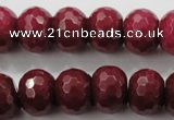 CCN1357 15.5 inches 12*16mm faceted rondelle candy jade beads