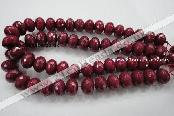 CCN1358 15.5 inches 13*18mm faceted rondelle candy jade beads