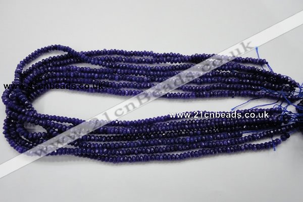 CCN1381 15.5 inches 2*4mm faceted rondelle candy jade beads