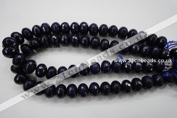 CCN1387 15.5 inches 12*16mm faceted rondelle candy jade beads