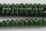 CCN1403 15.5 inches 5*8mm faceted rondelle candy jade beads