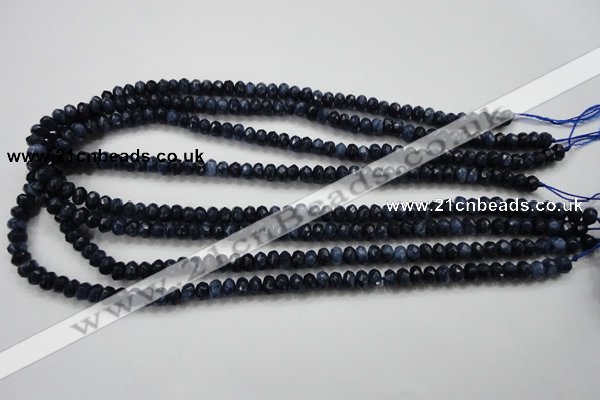 CCN1432 15.5 inches 4*6mm faceted rondelle candy jade beads