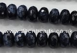 CCN1435 15.5 inches 8*12mm faceted rondelle candy jade beads