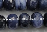 CCN1438 15.5 inches 13*18mm faceted rondelle candy jade beads