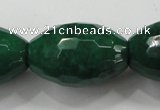 CCN1488 15.5 inches 20*30mm faceted rice candy jade beads wholesale