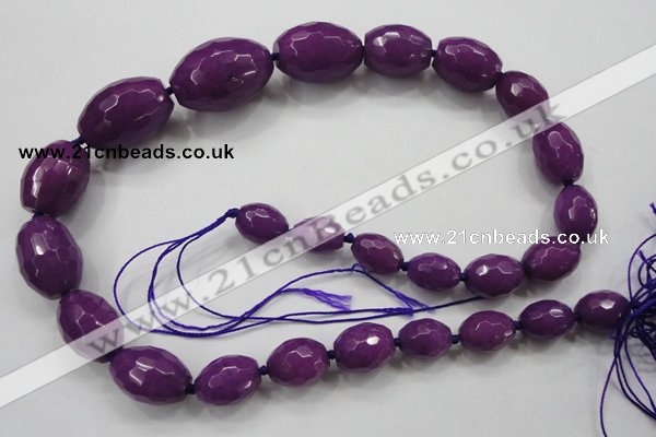 CCN1512 15.5 inches 10*14mm – 20*30mm faceted rice candy jade beads