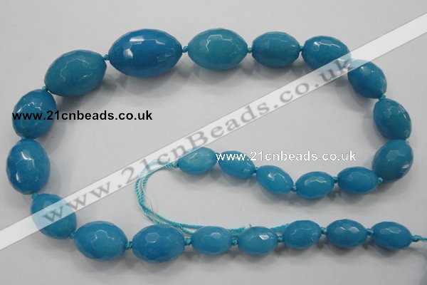 CCN1514 15.5 inches 10*14mm – 20*30mm faceted rice candy jade beads