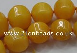 CCN1532 15.5 inches 8*8mm - 20*20mm pumpkin candy jade beads