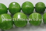 CCN1533 15.5 inches 8*8mm - 20*20mm pumpkin candy jade beads