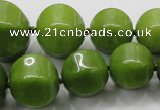 CCN1534 15.5 inches 8*8mm - 20*20mm pumpkin candy jade beads