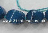 CCN1548 15.5 inches 10*14mm - 20*30mm twisted tetrahedron candy jade beads