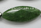 CCN1561 15.5 inches 20*48mm faceted marquise candy jade beads