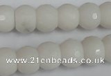 CCN160 15.5 inches 12*16mm faceted rondelle candy jade beads