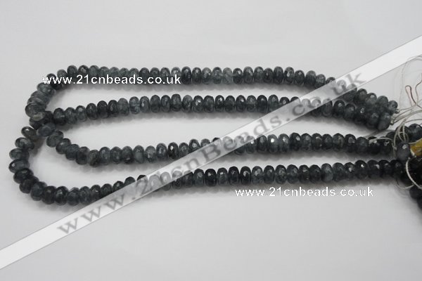 CCN1601 15.5 inches 6*10mm faceted rondelle candy jade beads