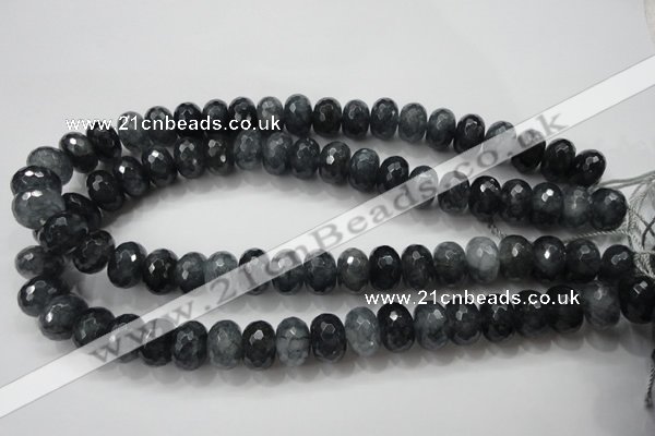 CCN1603 15.5 inches 10*14mm faceted rondelle candy jade beads