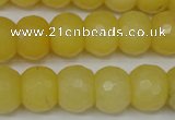 CCN161 15.5 inches 12*16mm faceted rondelle candy jade beads