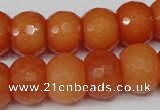 CCN162 15.5 inches 12*16mm faceted rondelle candy jade beads