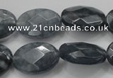 CCN1643 15.5 inches 18*25mm faceted oval candy jade beads