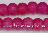 CCN165 15.5 inches 12*16mm faceted rondelle candy jade beads