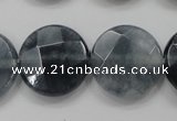 CCN1653 15.5 inches 20mm faceted coin candy jade beads