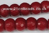 CCN166 15.5 inches 12*16mm faceted rondelle candy jade beads