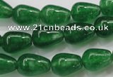 CCN1661 15.5 inches 10*14mm teardrop candy jade beads wholesale