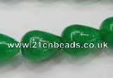 CCN1663 15.5 inches 13*18mm teardrop candy jade beads wholesale