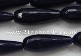 CCN1693 15.5 inches 10*30mm faceted teardrop candy jade beads wholesale