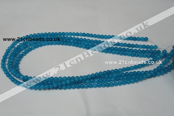 CCN17 15.5 inches 4mm round candy jade beads wholesale