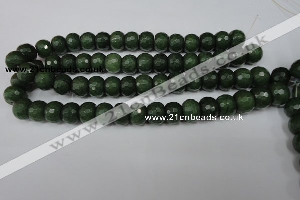 CCN172 15.5 inches 12*16mm faceted rondelle candy jade beads