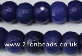 CCN173 15.5 inches 12*16mm faceted rondelle candy jade beads