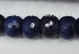 CCN174 15.5 inches 12*16mm faceted rondelle candy jade beads