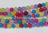 CCN18 15.5 inches 4mm round candy jade beads wholesale