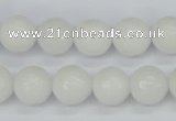 CCN1804 15 inches 12mm faceted round candy jade beads wholesale