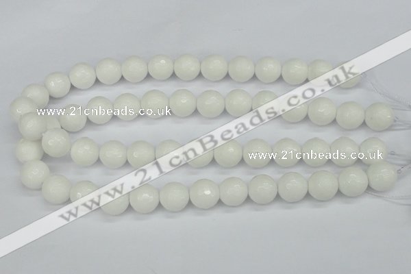 CCN1805 15 inches 14mm faceted round candy jade beads wholesale